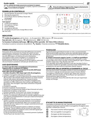 Manuale Indesit YT M10 81 R EU (Italiano .